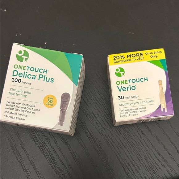 Other - OneTouch Delica Plus Lancets and Verio Test Strips